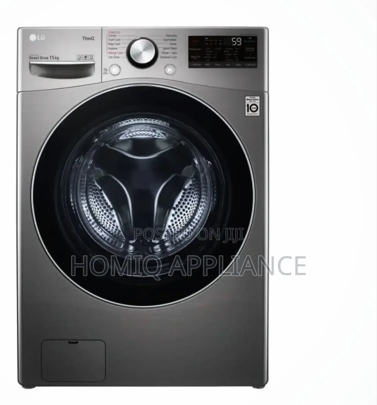 Lg 15kg Front Load Washer Ai Dd Motor