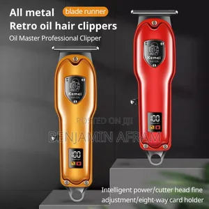 Rechargeable Digital USD Cordless Hair Clippers KM-026