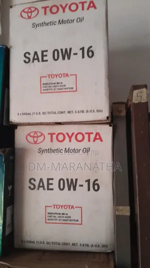 0w-16 Full Box Toyota Full Synthetic Engine Oil 1liter