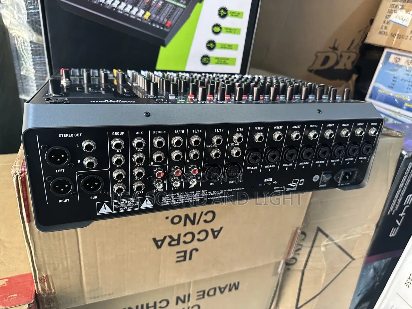 Allen And Heath 16 Channel Mixer With Multi-track Usb