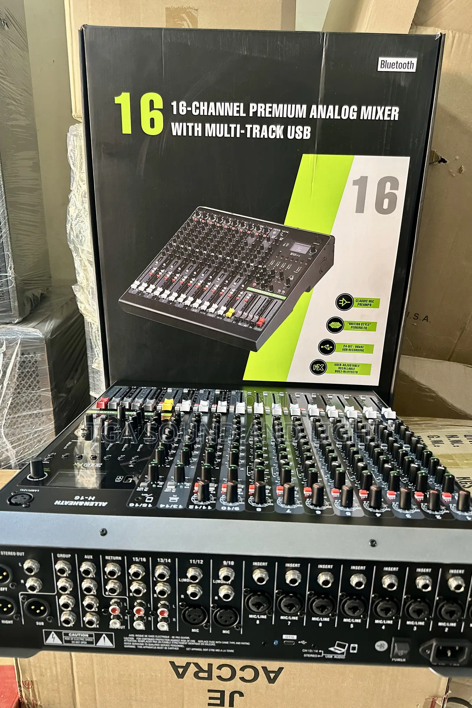 Allen And Heath 16 Channel Mixer With Multi-track Usb
