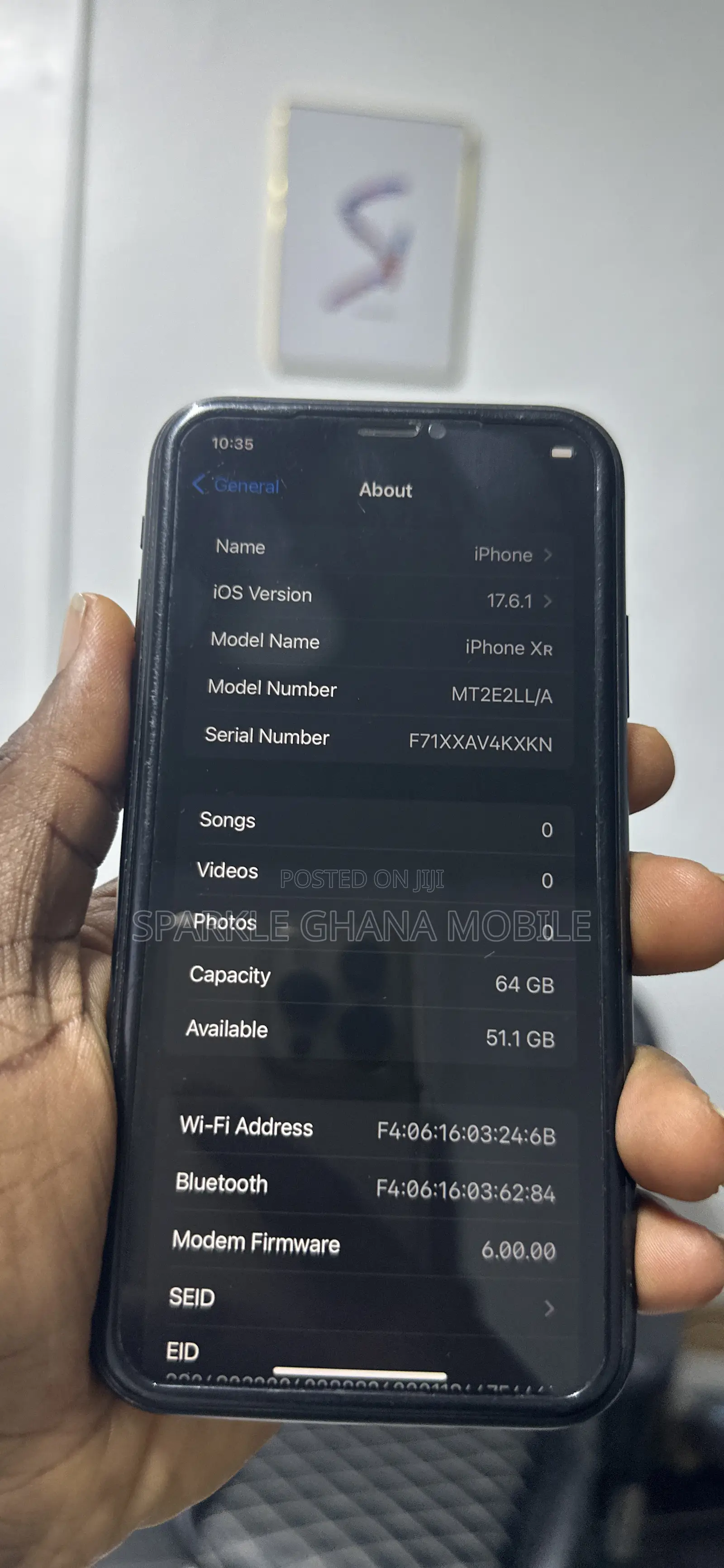Apple iPhone XR 64 GB Black