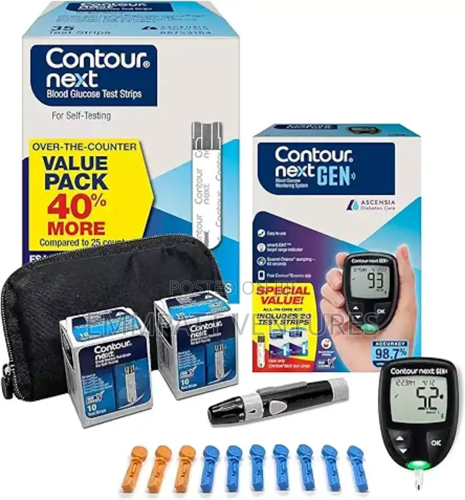 3 in 1 High Quality Glycometer