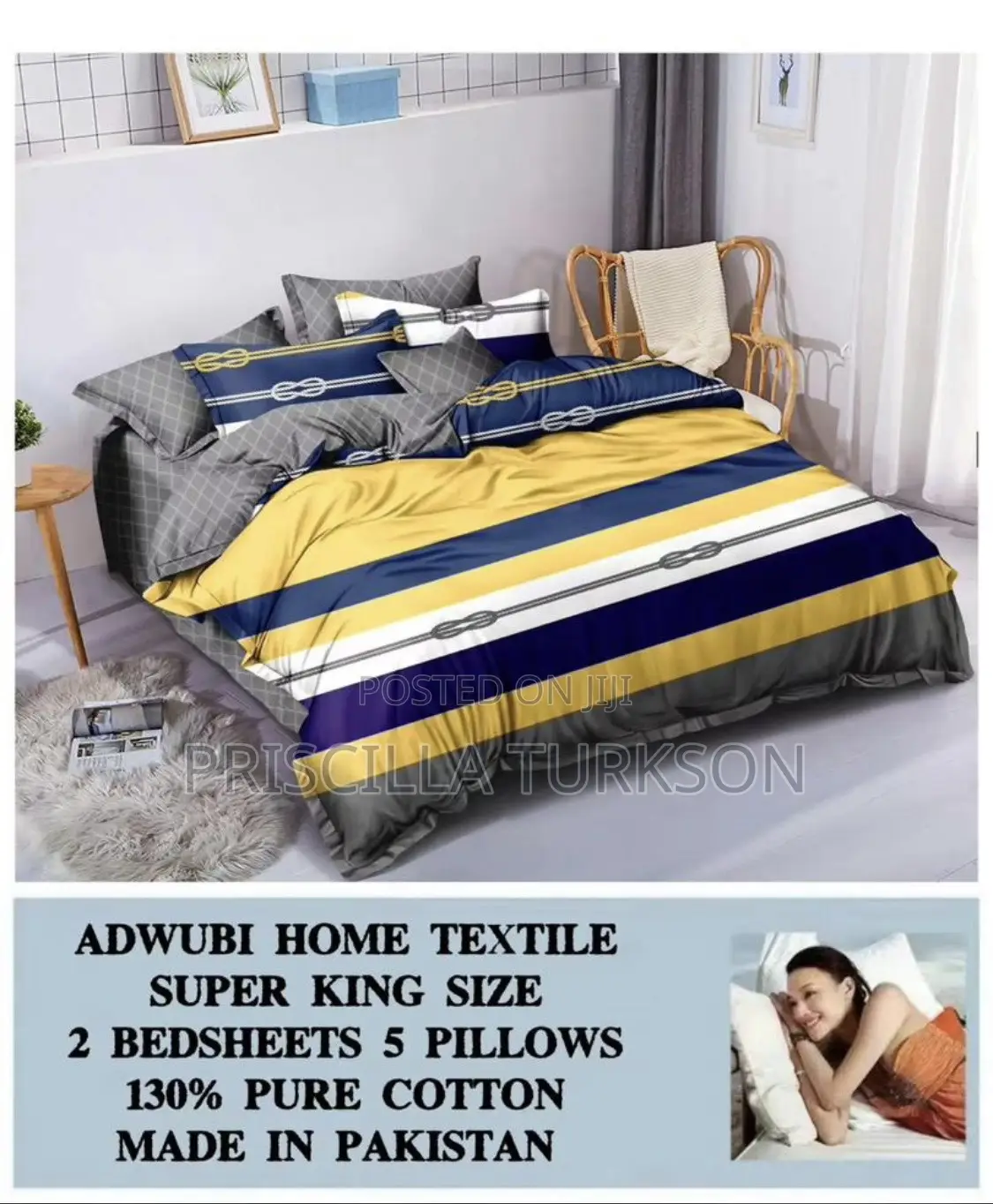 Bedsheet With Pillow Case(6pieces)