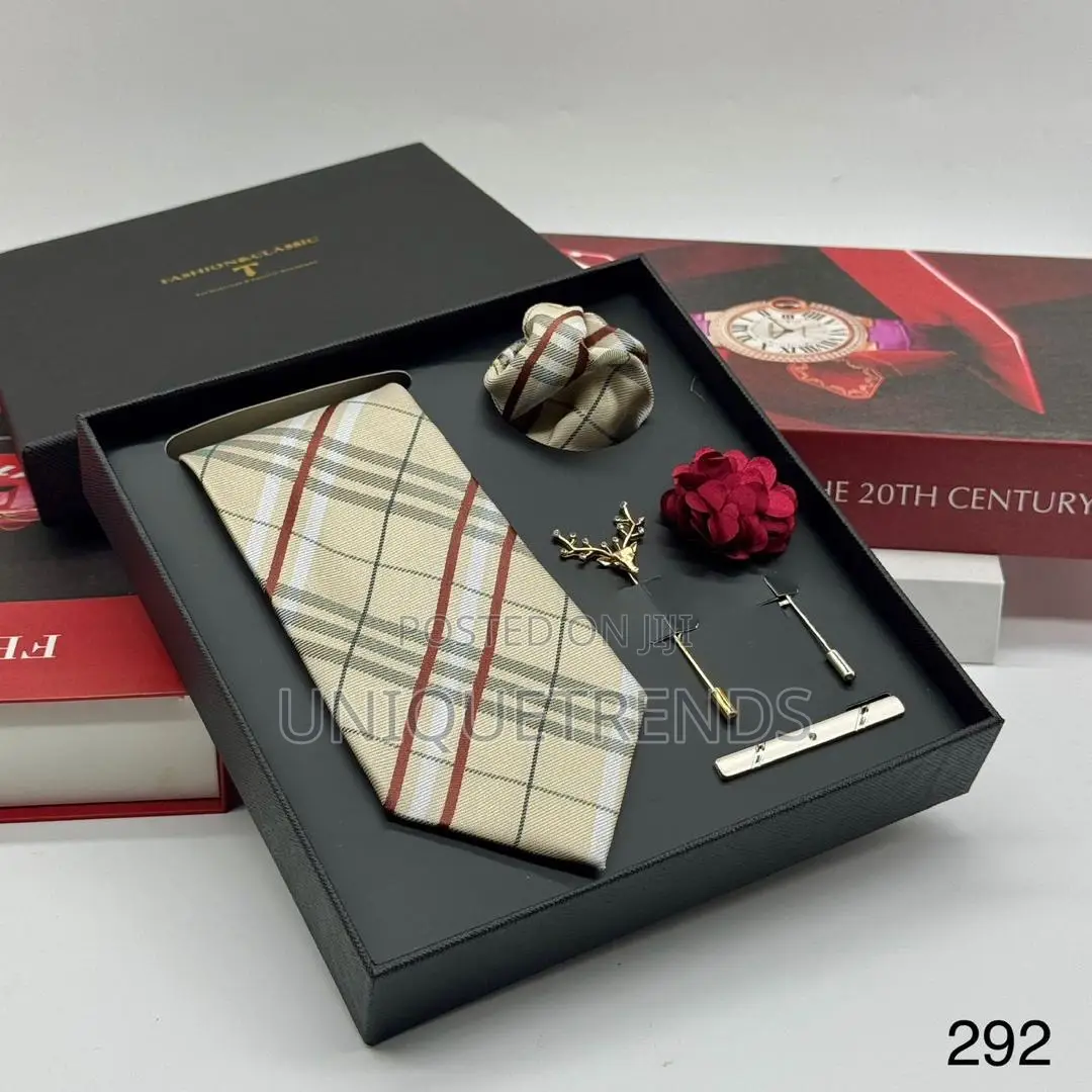 Men’S Quality Neck Tie Set