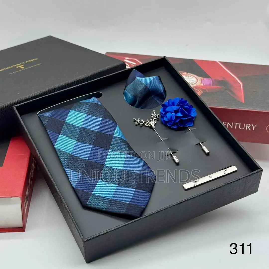 Men’S Quality Neck Tie Set