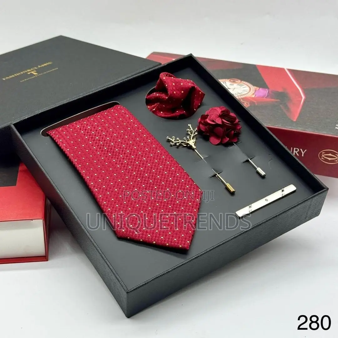 Men’S Quality Neck Tie Set