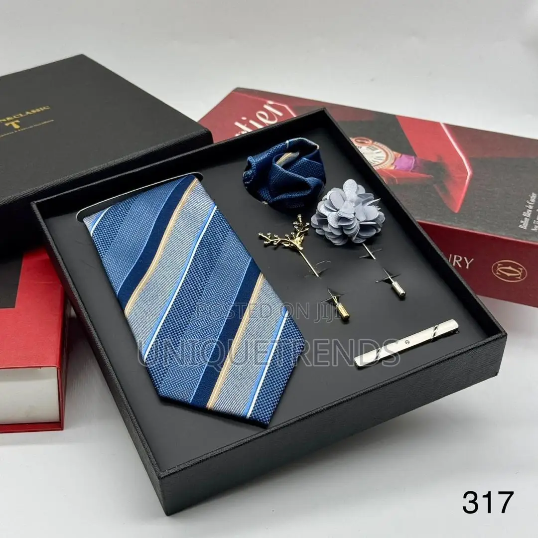 Men’S Quality Neck Tie Set