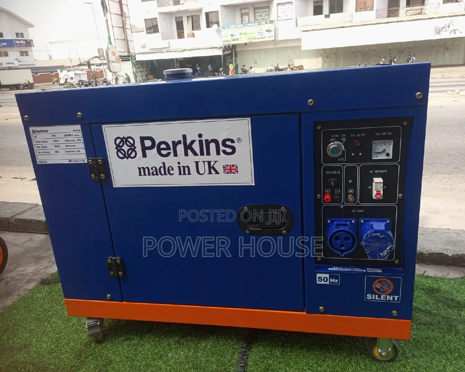 Original UK Generator Perkins 15kva Generator 16500w 230v