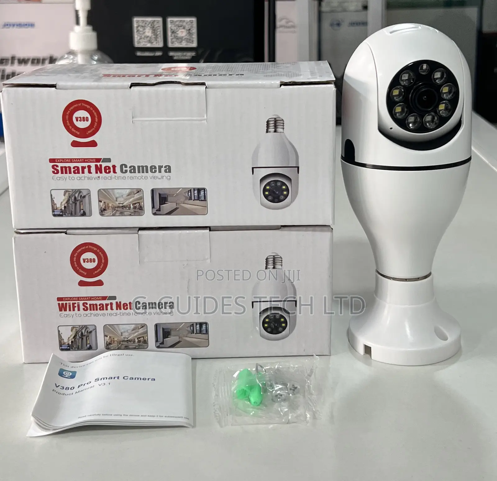 360° Wifi Bulb Camera, 360° Wifi Smart PTZ Bulb Camera