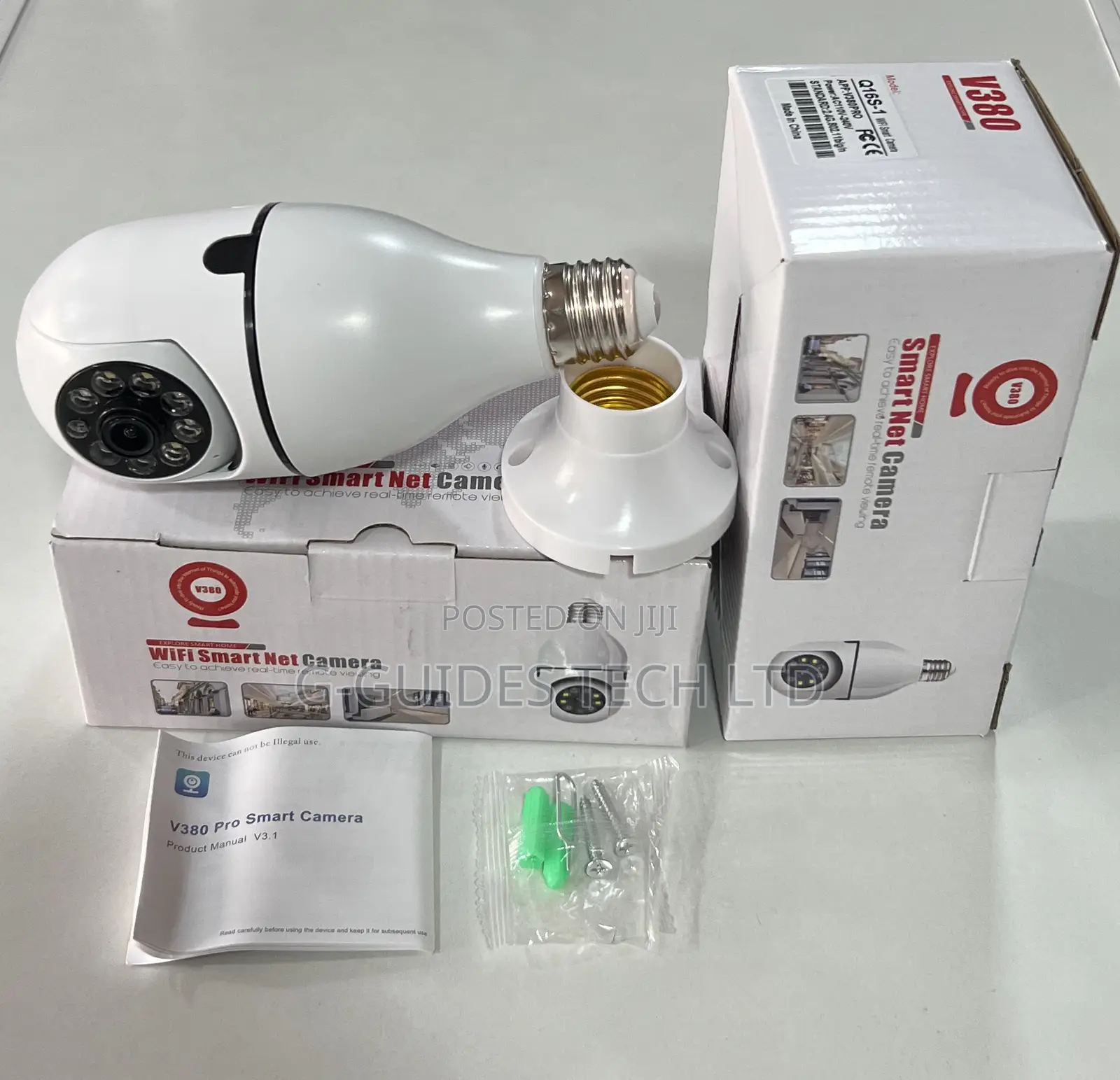 360° Wifi Bulb Camera, 360° Wifi Smart PTZ Bulb Camera