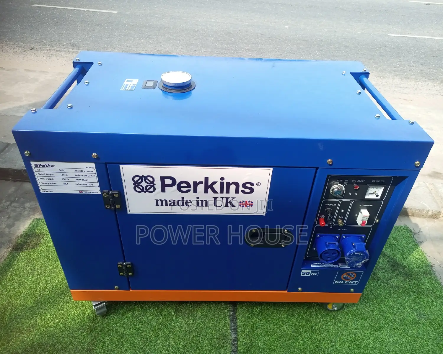 Silent UK Generator 15kva Perkins Generator 16500w 230v
