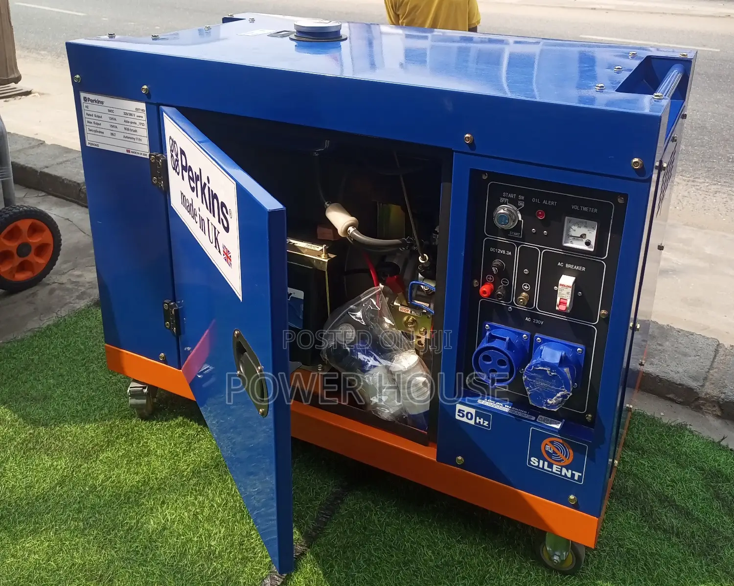 Peculiar UK Generator 15kva Perkins Generator 16500w 230v