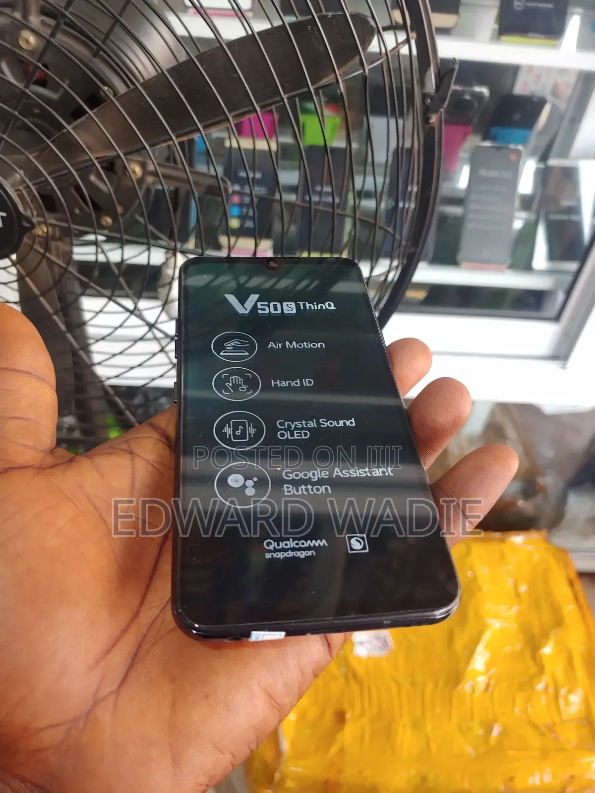 New LG V50S ThinQ 128 GB Black