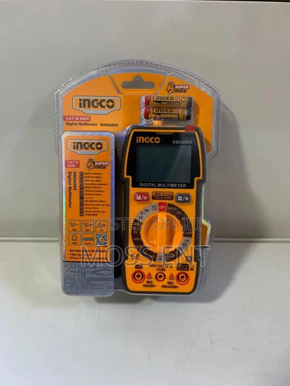 Digital Multimeter 600v - Dm36002