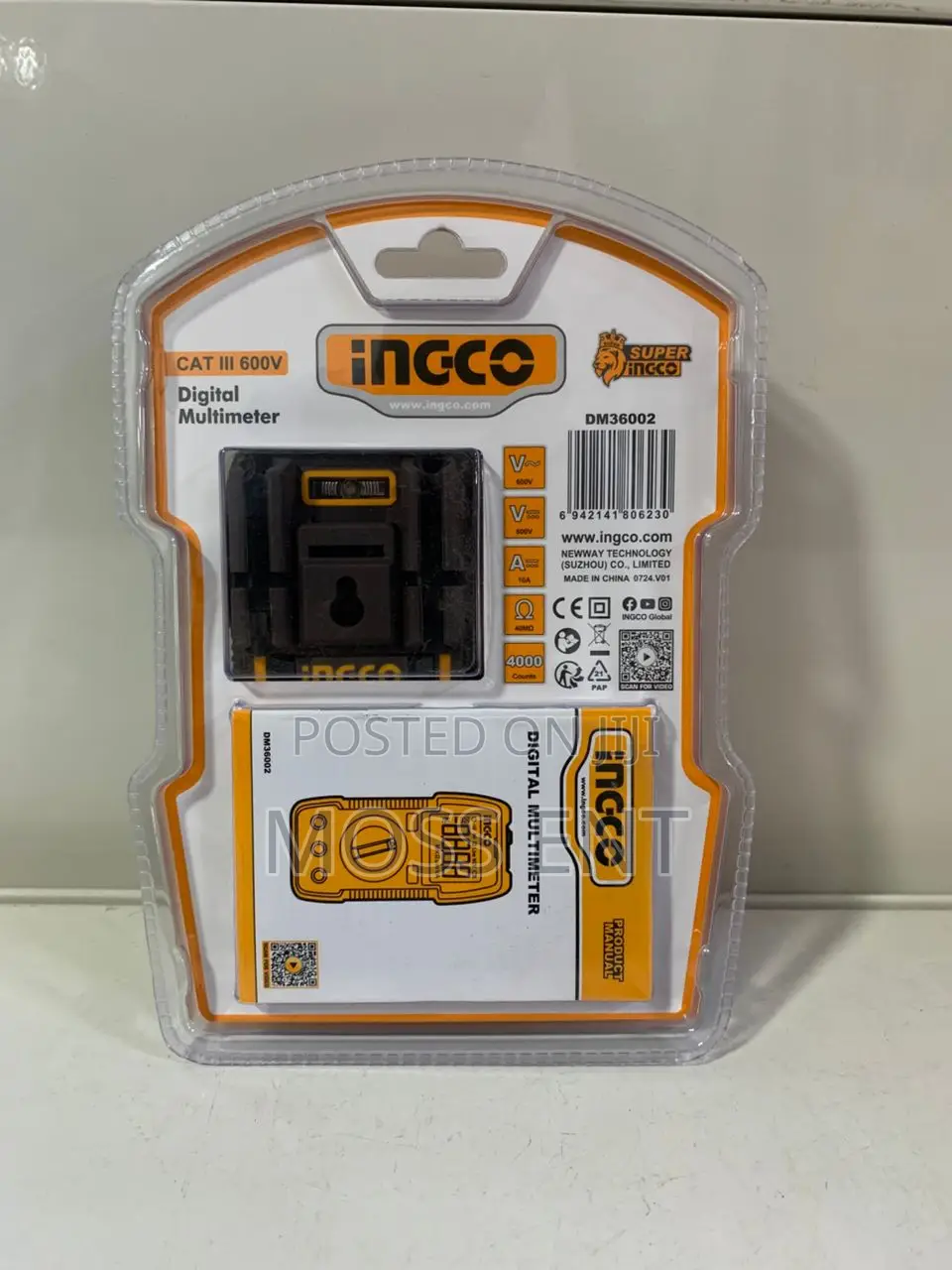 Digital Multimeter 600v - Dm36002