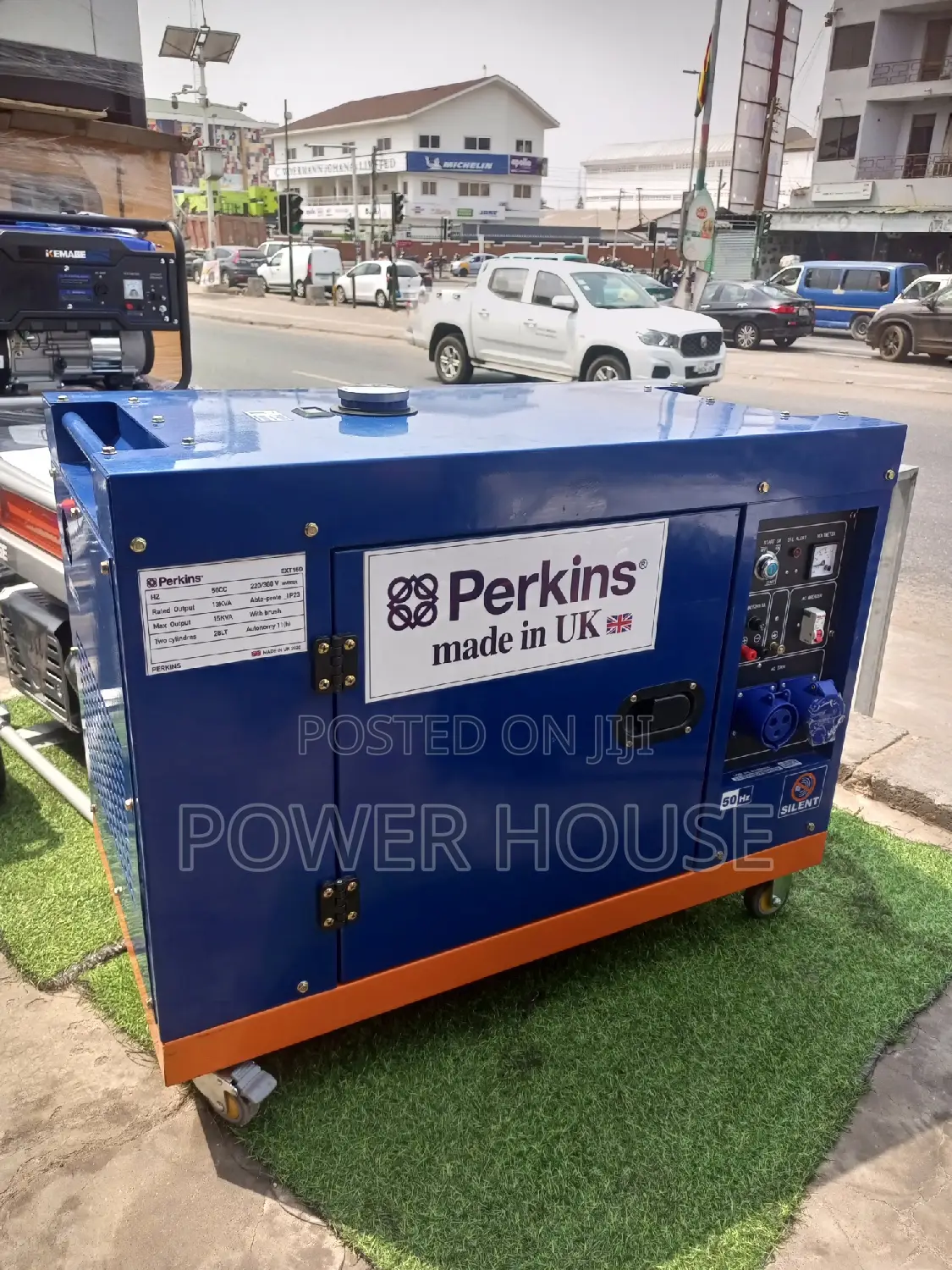 Slow Sound Perkins Generator 15kva 16500w 230v UK Generator