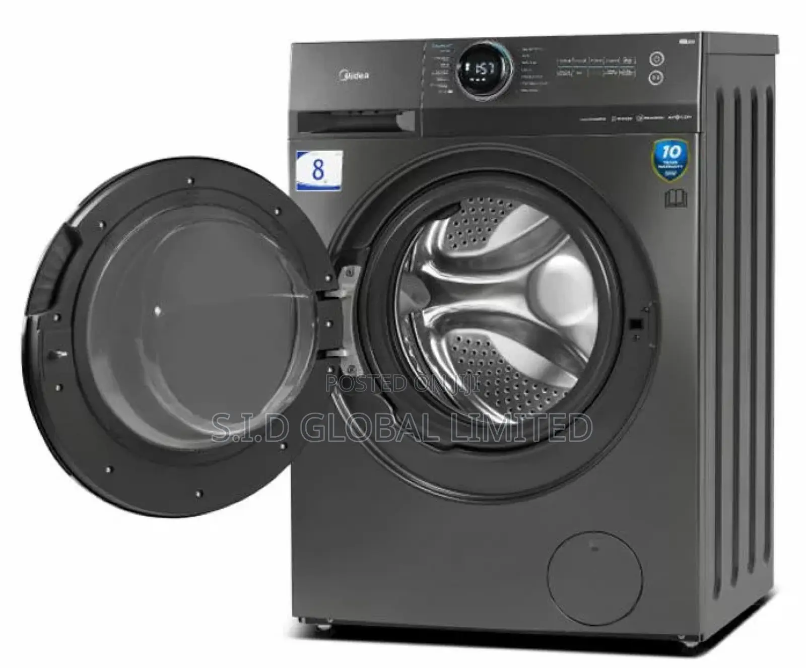 Auto Clean MIDEA-FRONT-LOAD-8KG-WASHING-MACHINE