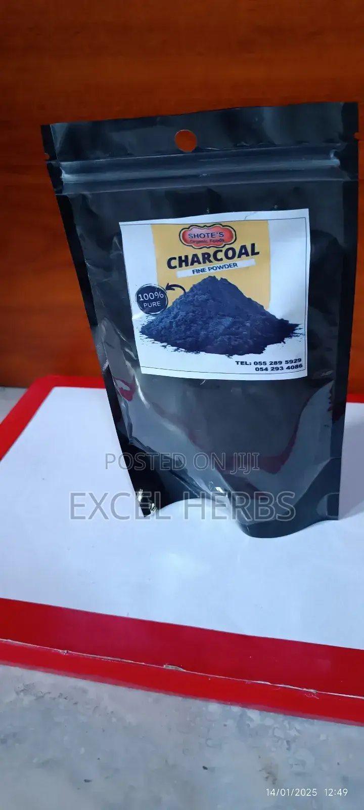 Organic Charcoal Powder