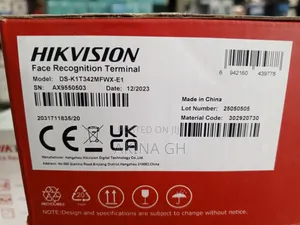 Hikvision Face Recognition Access Control Terminal K1t342fwx
