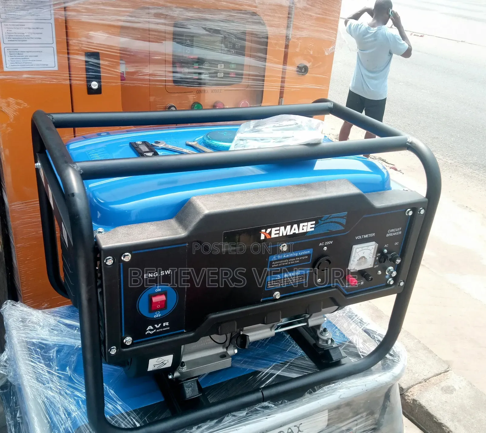Normal Pull Start 8000watt Generator 7.0kva Petrol Generator