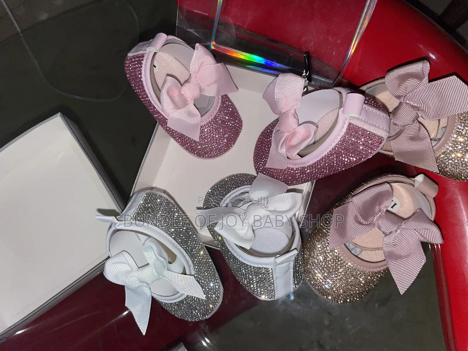 Crystals Baby Shoes