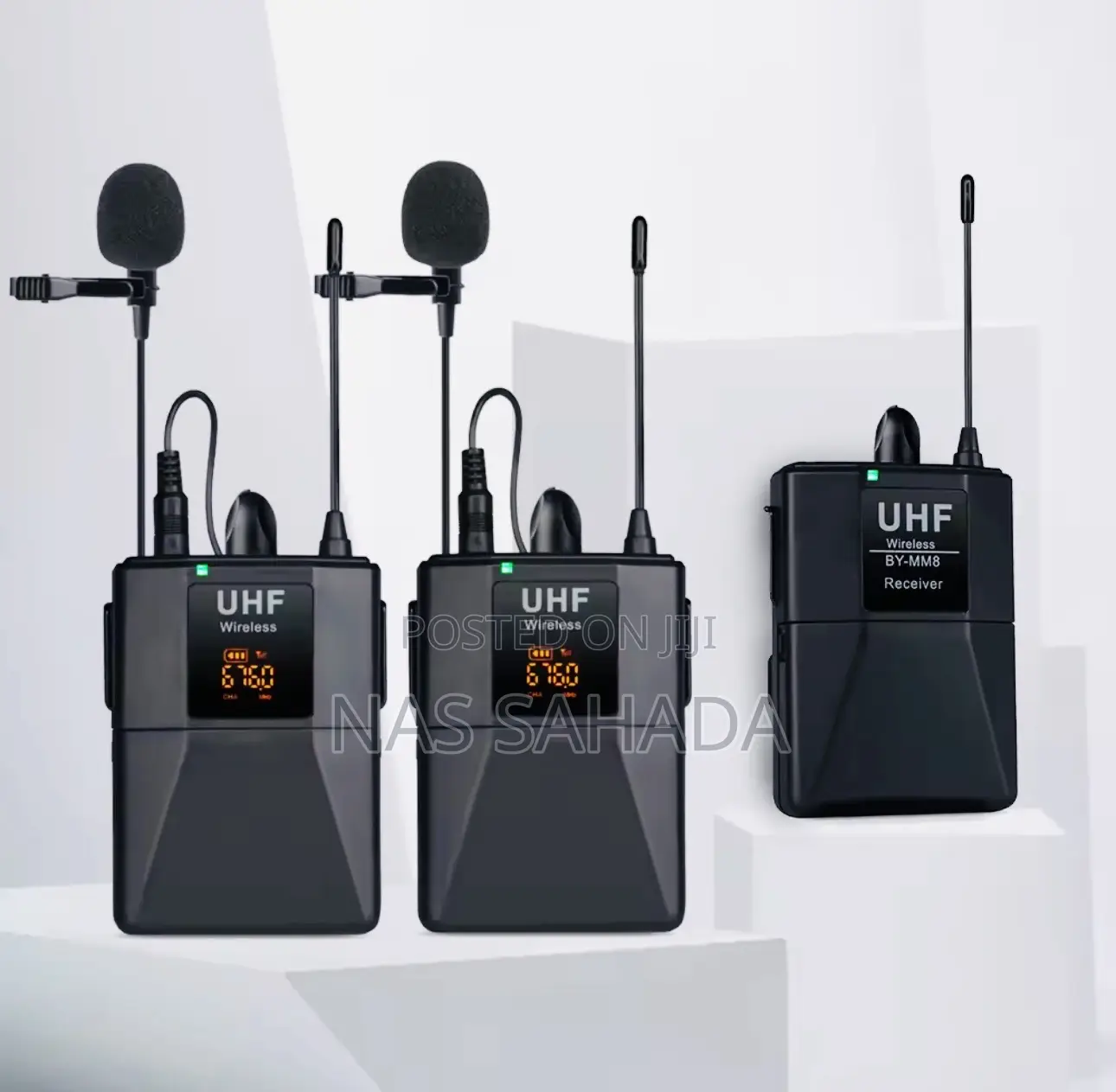UHF Wireless Microphone 2 in 1