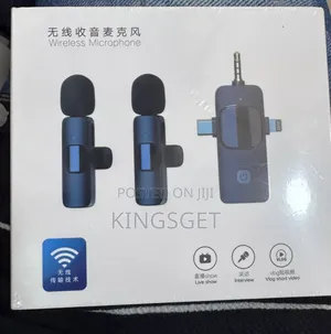 2 in 1 Wireless Microphone for Type C, iPhone and Android