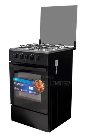 Embrace the Art of MIDEA-4-BURNER-GAS-COOKER-BLACK-MIRROR
