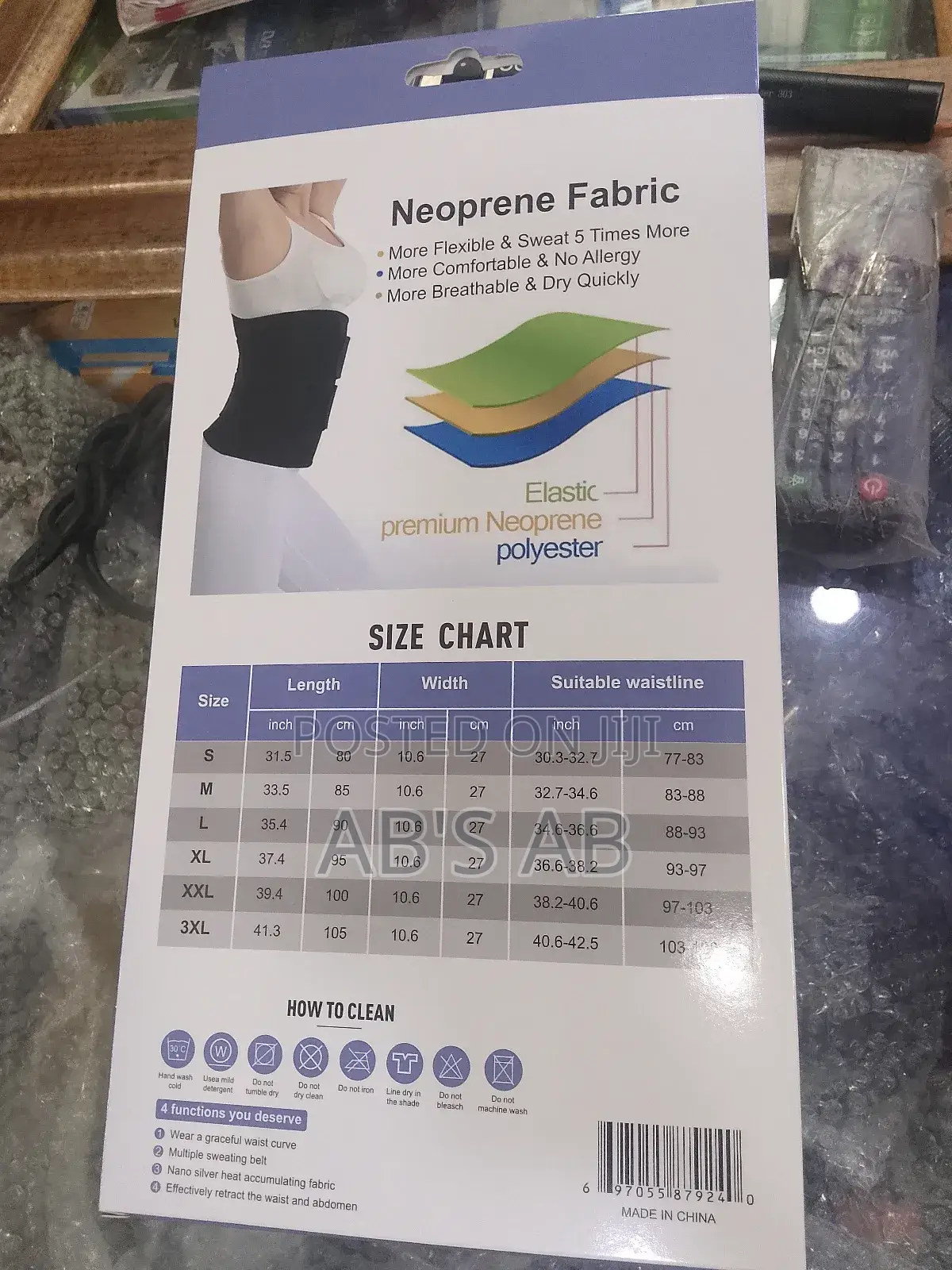 SWEAT BELT (Woman Waist Trimmer)