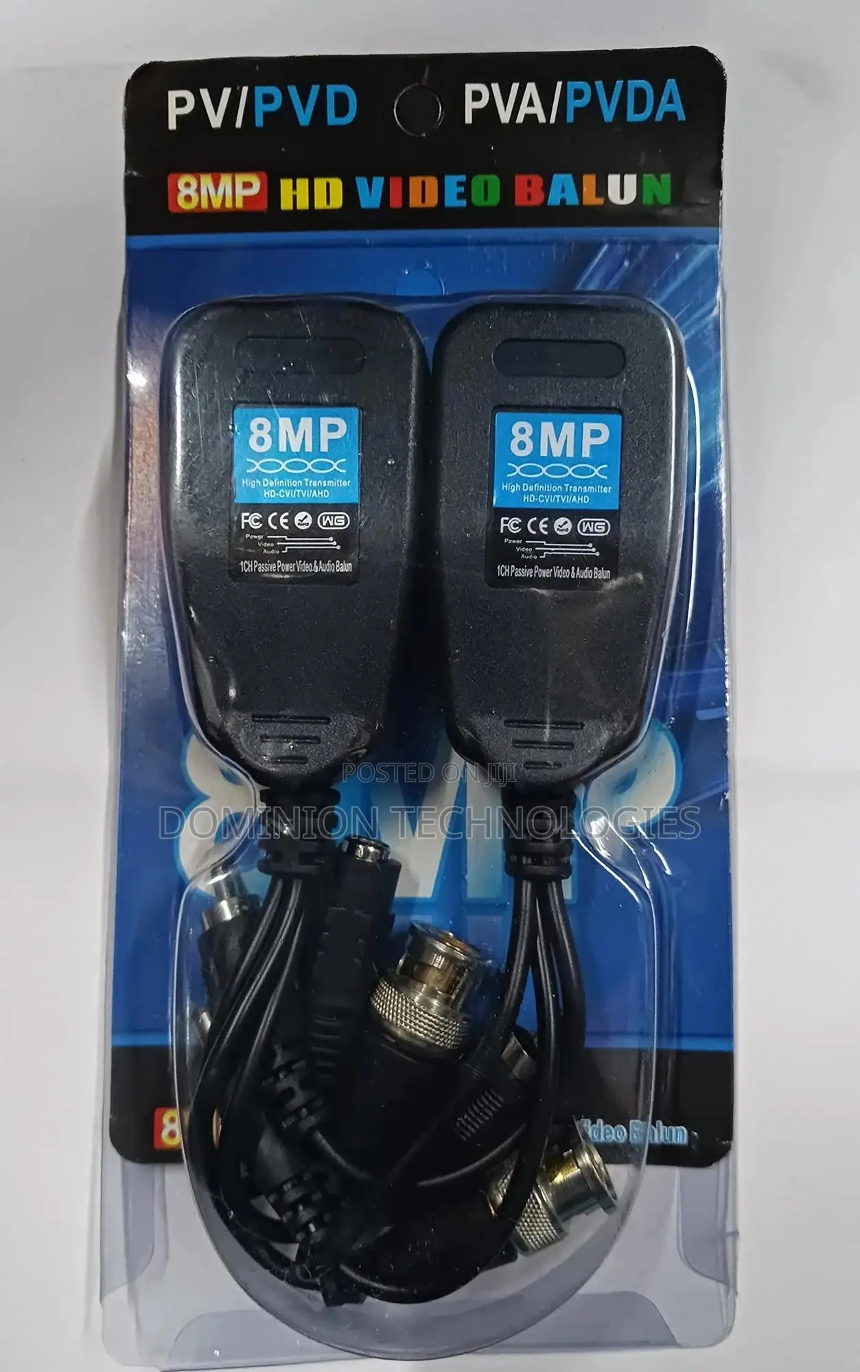 8MP HD Passive Video Power Data Audio Balun-Rj45