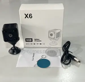 X6 Mini Wifi IP Camera , X6 Wifi Hidden Camera With Battery