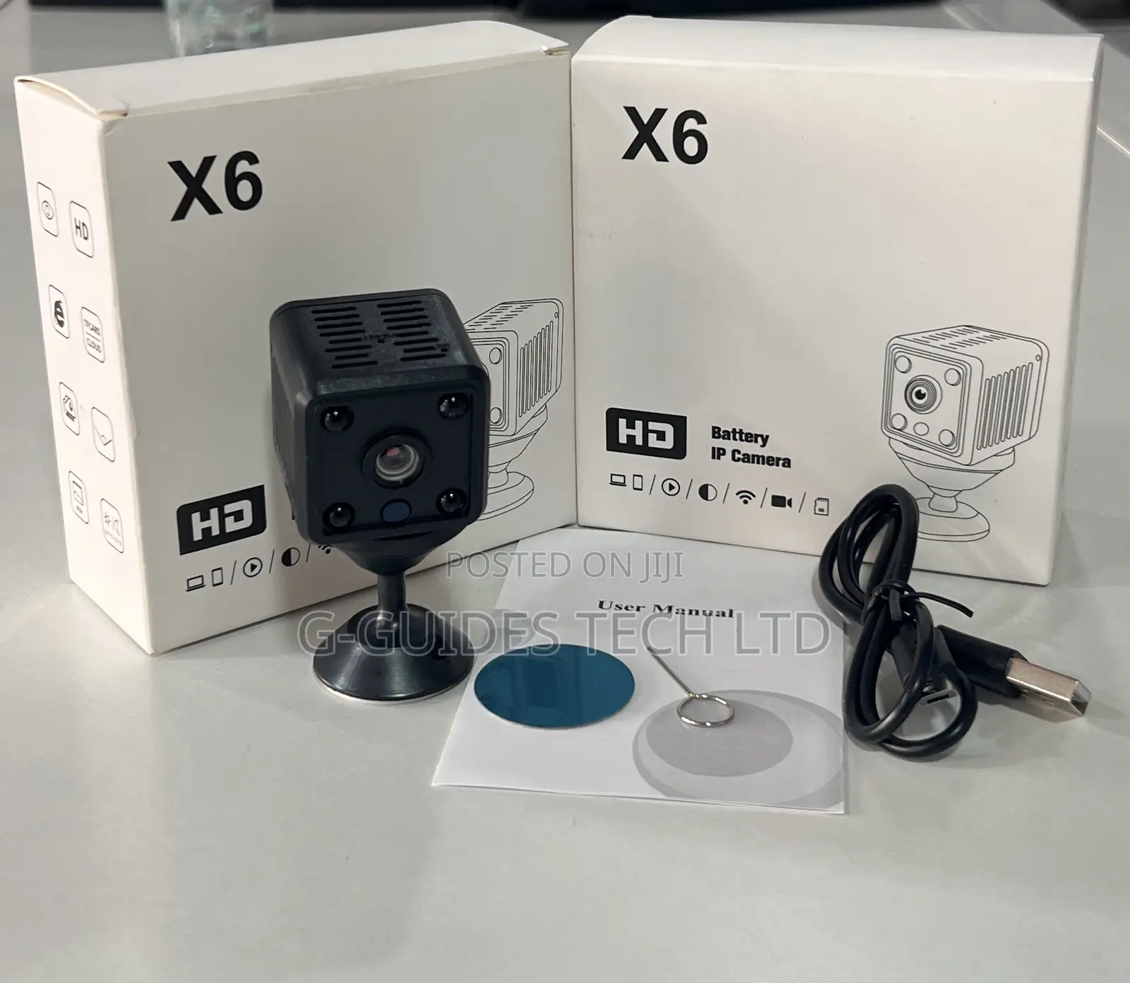 X6 Mini Wifi IP Camera , X6 Wifi Hidden Camera With Battery