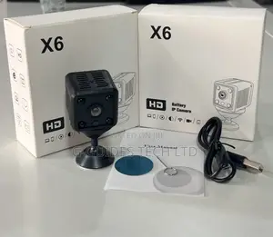X6 Mini Wifi IP Camera , X6 Wifi Hidden Camera With Battery