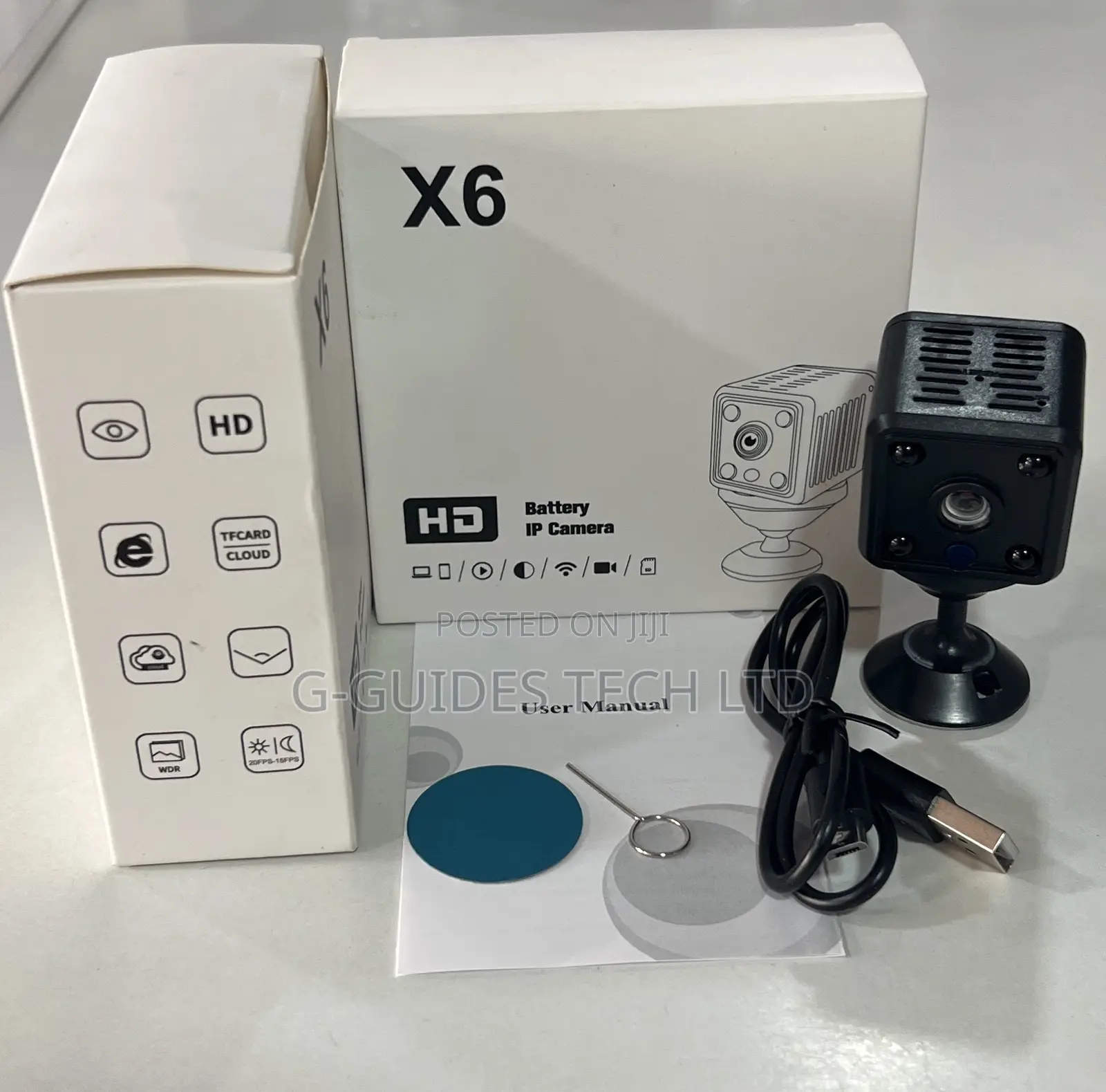 X6 Mini Wifi IP Camera , X6 Wifi Hidden Camera With Battery