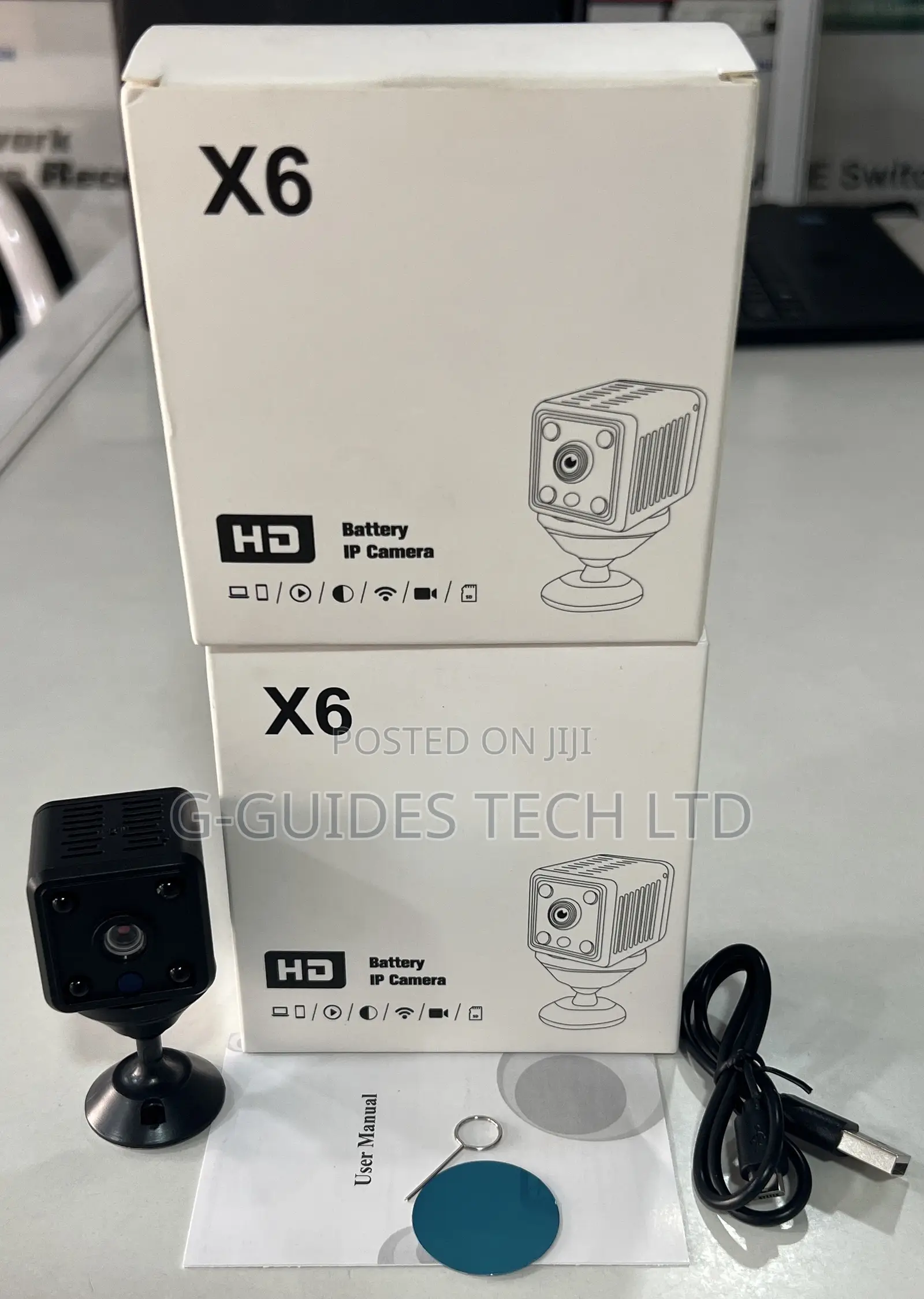 X6 Mini Wifi IP Camera , X6 Wifi Hidden Camera With Battery