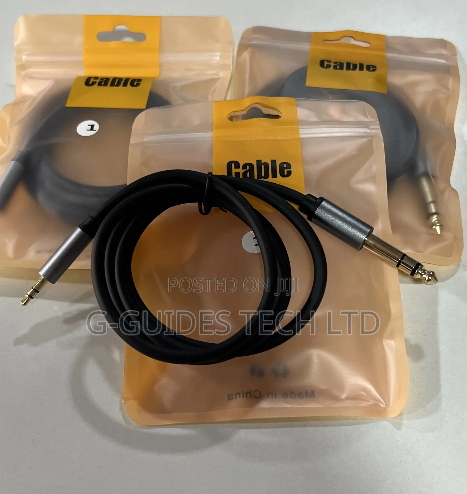 1M 3.5mm to 6.5mm Stereo Audio Cable or AUX Cable