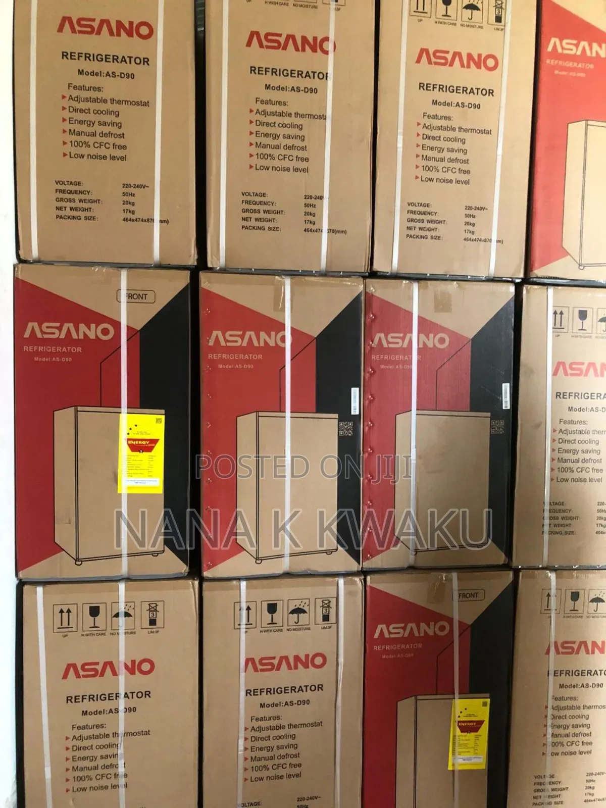 Asano 89litres Single Door Fridge