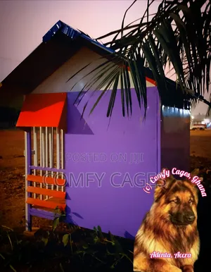 Large Solid Galvanized Steel Comfy Security Dog Cage/House