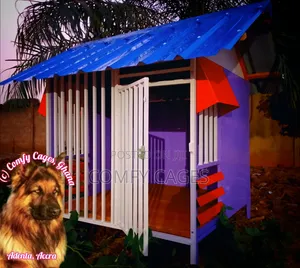 Large Solid Galvanized Steel Comfy Security Dog Cage/House