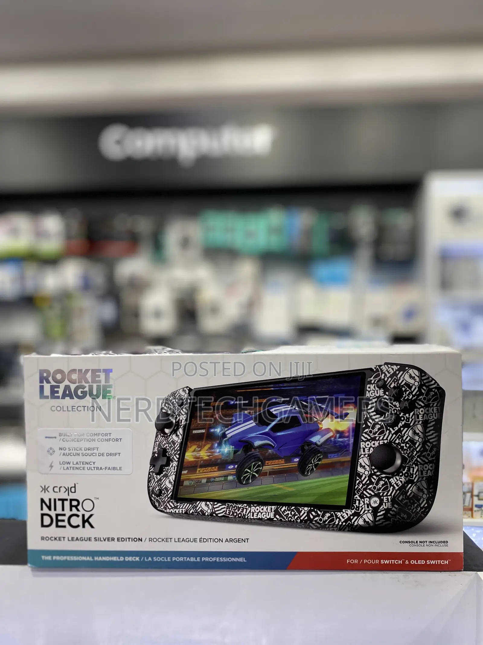 CRKD Nitro Deck Handheld Deck (Rocket League Silver Edition