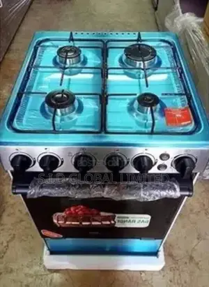 Open Up New MIDEA-4-BURNER-GAS-COOKER-SILVER-24LMG4G027