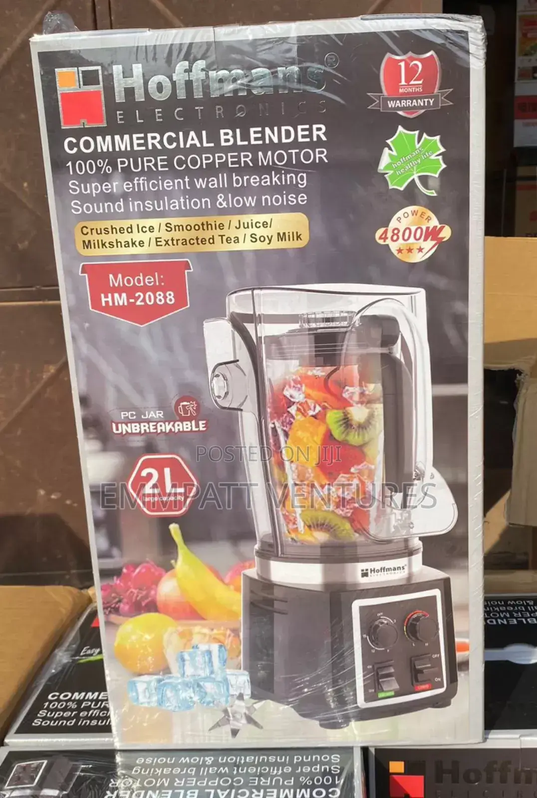 Hoffman's Commercial Sound Proof Blender