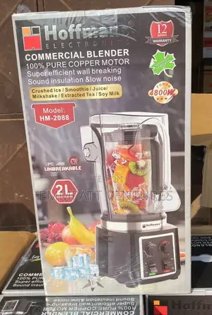 Hoffman's Commercial Sound Proof Blender