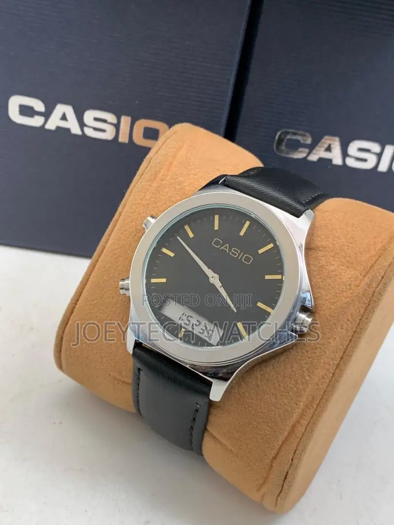 Original Casio Hybrid Leather Watch