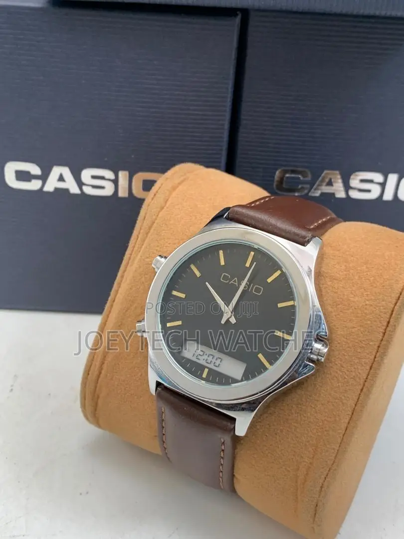 Original Casio Hybrid Leather Watch