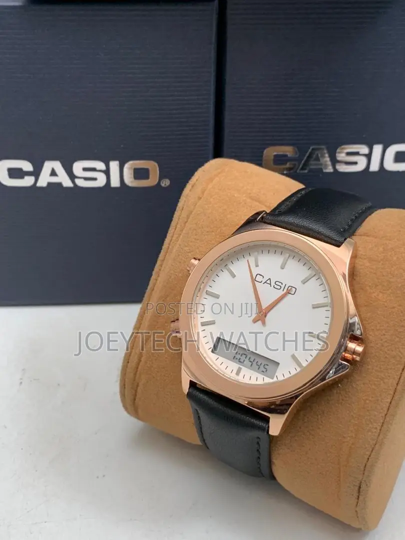 Original Casio Hybrid Leather Watch