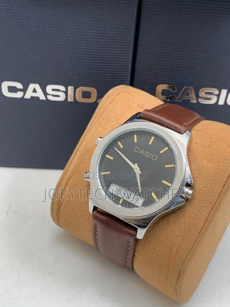 Original Casio Hybrid Leather Watch