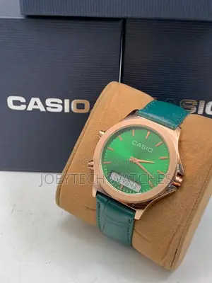 Original Casio Hybrid Leather Watch