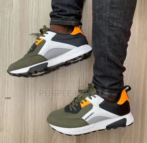 Diesel Breathable Athletic Sneakers for Everyday Use
